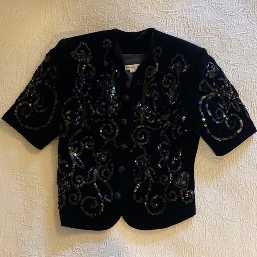 Velvet Sequined Jacket